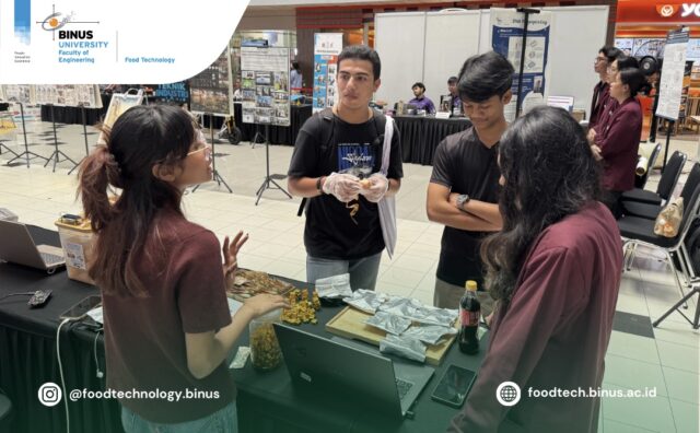 Food Technology Tampilkan Berbagai Food Innovation pada Kegiatan BINUS Engineering Week 2026 Day 1