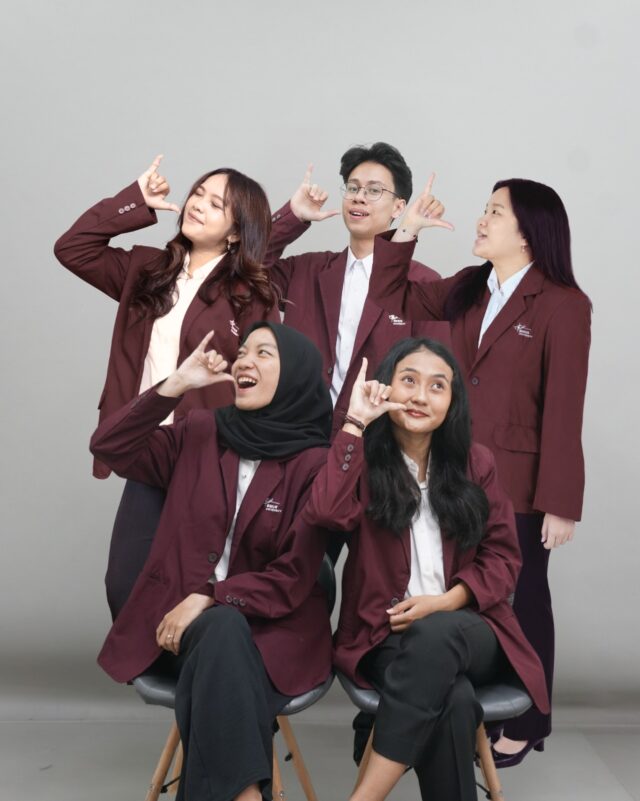 Jessyca Andreana (Business Management Online), Bilqis Adilla Dacinta Cindy Aulia (Business Management Online), Luisa Gratia Eva Puspita (Food Technology), Fabiano Salmaen Intama (Computer Science), dan Hanifa Az Zahra Anwar (Food Technology).