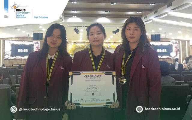 Mahasiswi Food Technology BINUS Raih Juara 1 Business Plan Competition FaST Festival 2026